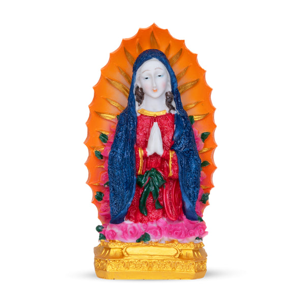 Blessed Virgin Mary Statue Religious Figurine Decoration, 8" Immaculate Heart Tabletop Desk Decor, Catholic Gifts by Sona Casa