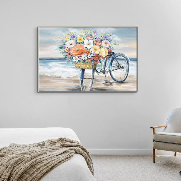 Original Spring Blossom Art - Textured Floral Painting on Canvas, Contemporary Large Wall Art, Home Decor, Housewarming & Mother's Day Gift by Sona Casa