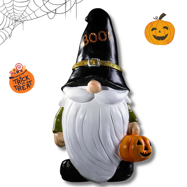 Halloween Decorations Gnome Statue Fall Decor Spooky Home Decor for Patio Porch Garden Yard