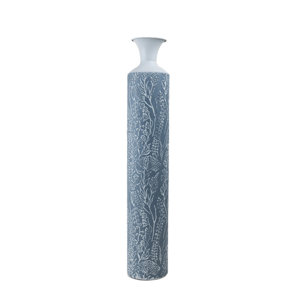 Luxury Metal Tall Vases, Large 32" Floor Vases, Living Room, Home, Office Decor-Sona Casa