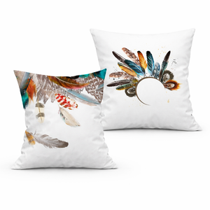 2 Pc Accent Feather Cushion Covers by Sona Casa
