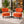 2 Pcs Set of Comfortable Orange Fabric Accent Chairs for Lounge, Home, Office, Hotel Decor by Sona Casa