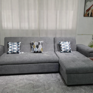Gray Sofa bed with storage and USB by Sona Casa