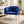 Royal Blue Velvet Accent Bubble Chair, Glam Gold Frame, Home Office Hotel Lounge Bar Living Room Decor by Sona Casa