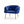 Royal Blue Velvet Accent Bubble Chair, Glam Gold Frame, Home Office Hotel Lounge Bar Living Room Decor by Sona Casa
