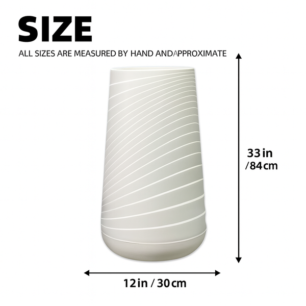 Tall White Indoor Decorative Planter, Modern Contemporary Self Watering Pot Home, Porch, Patio Decor Gifts-Sona Casa