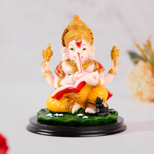 Small Ganesha Statue, Hindu God Idol, Ganesh Statue, Pooja Room Décor by Accent Collection Home Decor