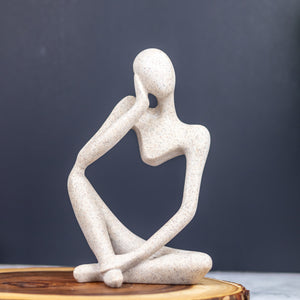 Decorative thinker statues, 3 pcs, tabletop decoration for home or office by Accent Collection