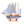 Wooden Ship Model, Cloth Sails, 9