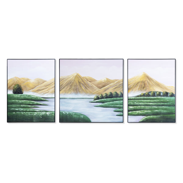 Mountain Canvas Large Scenery Painting, 79" Wall Art Decor Living Room