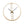 Gold Metal Wall Clock, 24