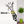 Adorable Black Giraffe DIY Acrylic Wall Sticker for Home Decoration