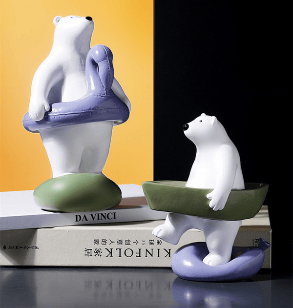 Bear Statue for Kids Room - Swimming Boat by Accent Collection