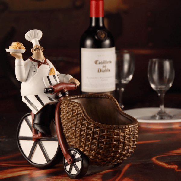 Chef's Rickshaw Wine Holder