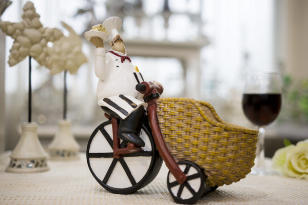 Chef's Rickshaw Wine Holder