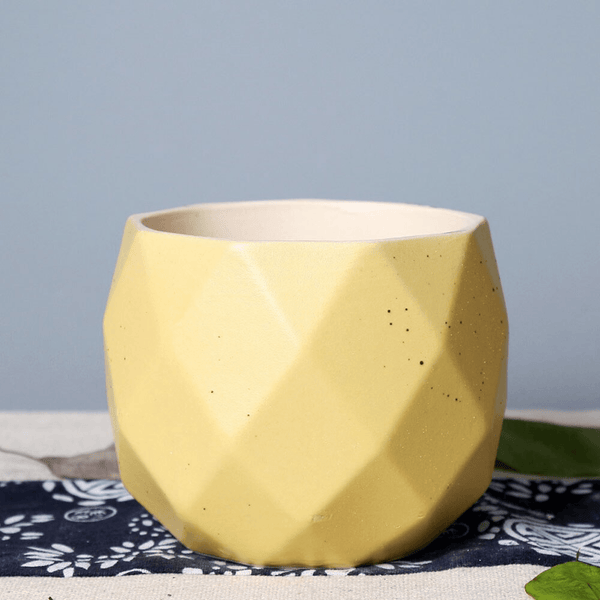Cute Small Geometrical Vase, Colorful 3" Planter Set, Plant Pots for Home