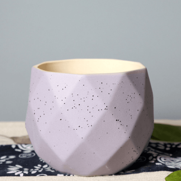 Cute Small Geometrical Vase, Colorful 3" Planter Set, Plant Pots for Home