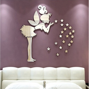 Fairy Blowing Stars 3D Decorative DIY Wall Sticker for Home Decoration