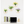 Golden Wall Flower Metal Tube Vase for home decoration