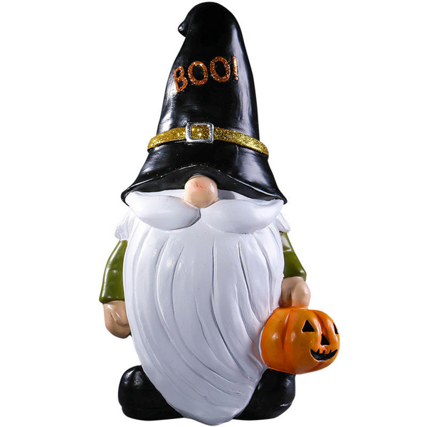 Halloween Decorations Gnome Statue Fall Decor Spooky Home Decor for Patio Porch Garden Yard