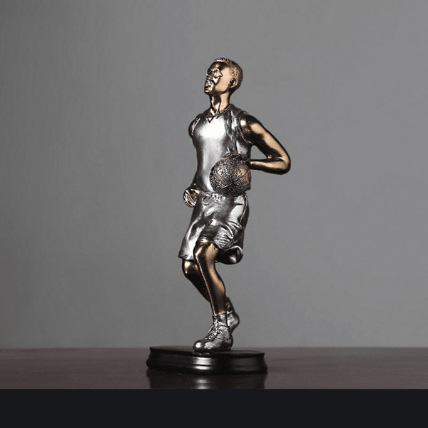 Set of 3, Basket Ball Player Statues for Home Décor