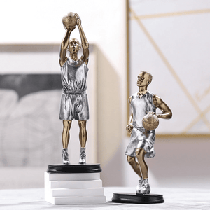 Set of 3, Basket Ball Player Statues for Home Décor