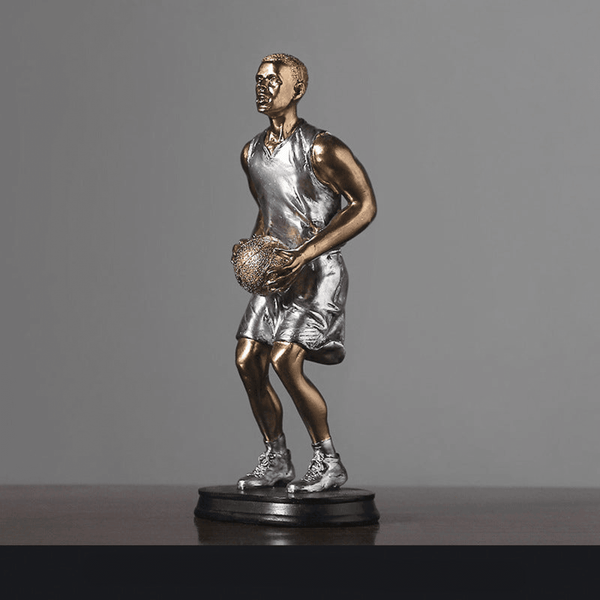 Set of 3, Basket Ball Player Statues for Home Décor