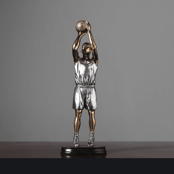Set of 3, Basket Ball Player Statues for Home Décor