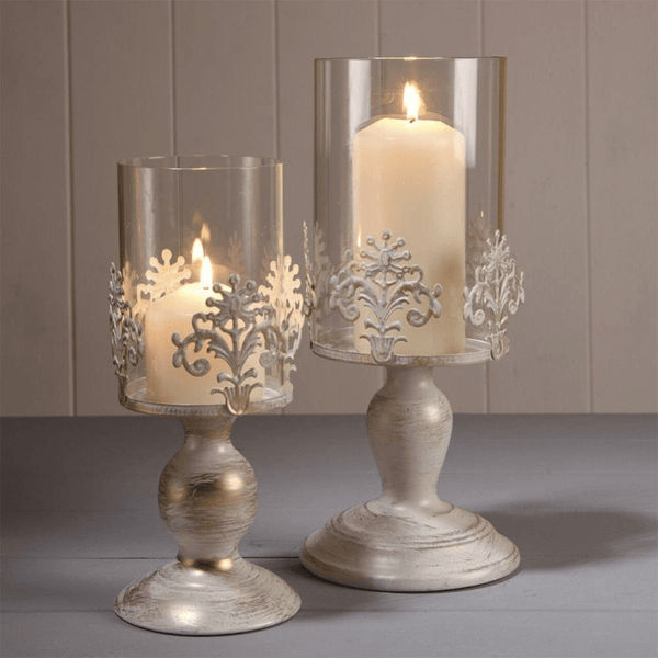 Retro Candle Holder Set, 15" 13" 10" Classy Tabletop Decorations
