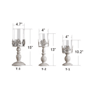Set of 3 Retro Candle Set for Home Décor by Accent Collection Home Decor
