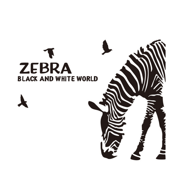 Zebra DIY 3D Acrylic Wall Sticker for Nursery and Decoration